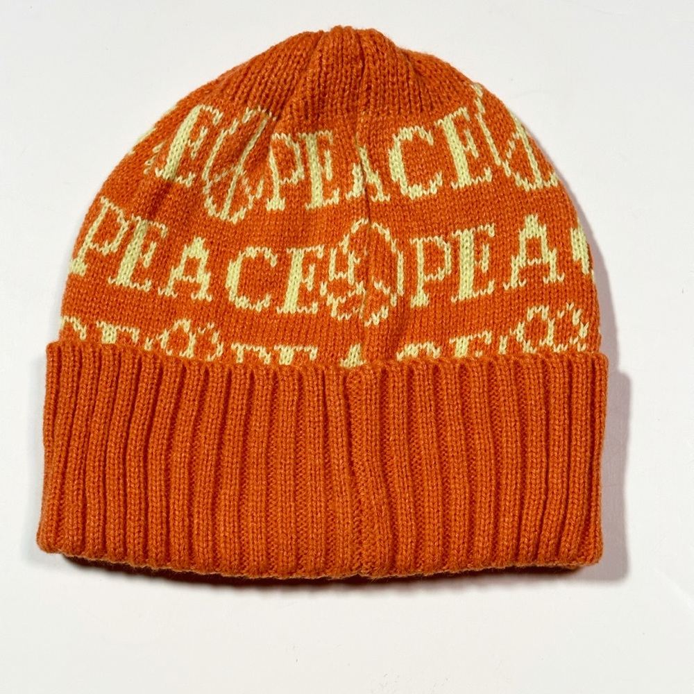 Urban Outfitters PEACE Knit Beanie - Picture 5 of 6